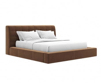 Modern Double Bed-ID:319583894