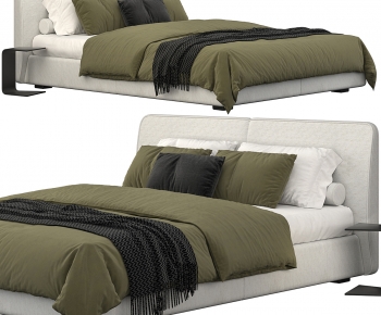 Modern Double Bed-ID:415308958