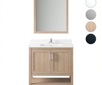 Nordic Style Bathroom Cabinet-ID:720369861