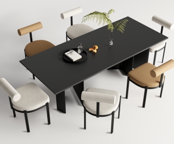 Modern Dining Table And Chairs-ID:460807099