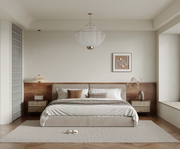 Wabi-sabi Style Bedroom-ID:568149119