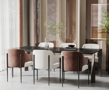 Modern Dining Table And Chairs-ID:528342019