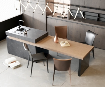 Modern Dining Table And Chairs-ID:148720985