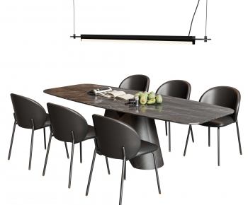 Modern Dining Table And Chairs-ID:163300041