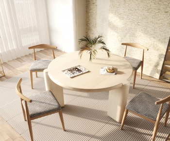 Modern Dining Table And Chairs-ID:134123096