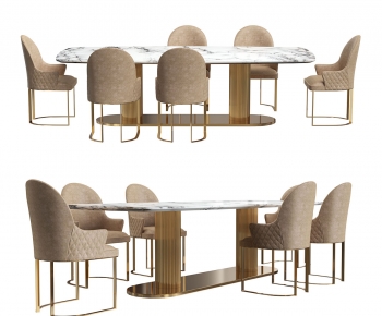 Modern Dining Table And Chairs-ID:780205971