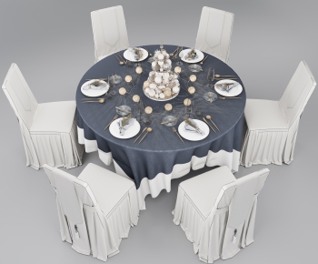 Modern Dining Table And Chairs-ID:412142996