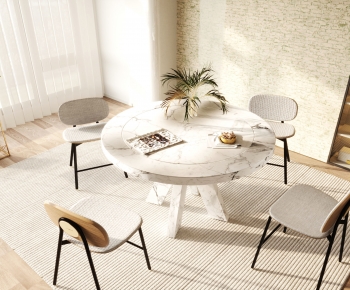 Modern Dining Table And Chairs-ID:554430565