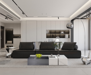 Modern A Living Room-ID:931761987