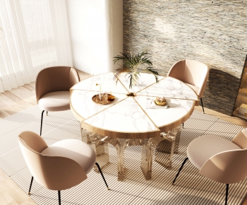 Modern Dining Table And Chairs-ID:263047932