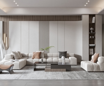 Modern A Living Room-ID:820159919