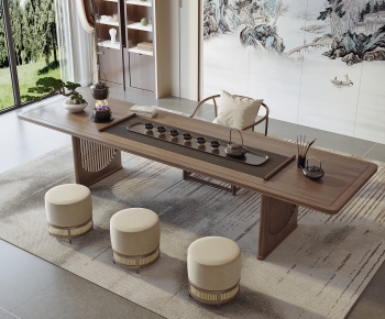 New Chinese Style Tea Tables And Chairs-ID:947279938