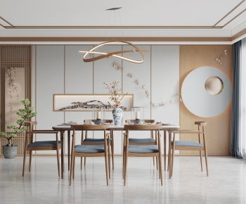 New Chinese Style Dining Room-ID:904169144