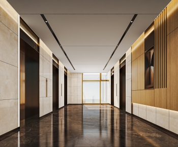 Modern Corridor/elevator Hall-ID:138066056