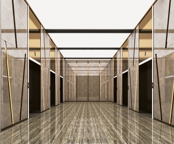 Modern Corridor/elevator Hall-ID:269100904