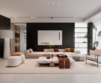 Modern A Living Room-ID:961520912