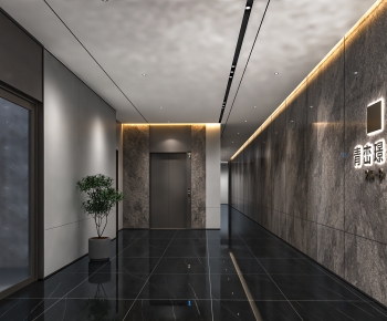 Modern Office Elevator Hall-ID:152457957