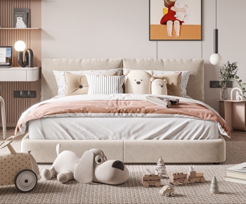 Modern Child's Bed-ID:581620932