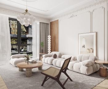 Wabi-sabi Style A Living Room-ID:212150103