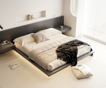 Modern Double Bed-ID:180819089