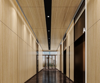 Modern Corridor/elevator Hall-ID:650310991