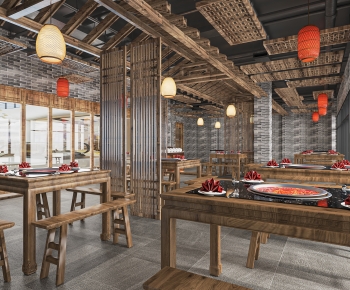 New Chinese Style Catering Space-ID:633754017