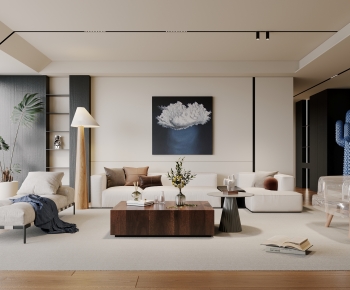 Wabi-sabi Style A Living Room-ID:626024969
