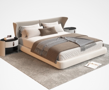 Modern Double Bed-ID:191639909
