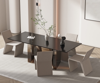 Modern Dining Table And Chairs-ID:314460993