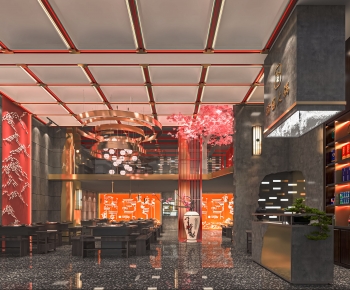 New Chinese Style Catering Space-ID:710724127