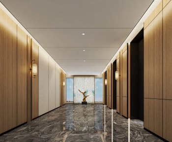 New Chinese Style Elevator Hall-ID:589668999