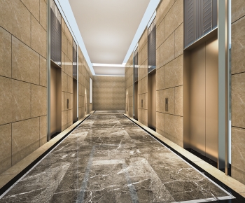 Modern Corridor/elevator Hall-ID:911921025