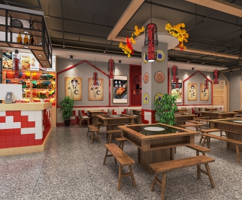 New Chinese Style Catering Space-ID:267570042