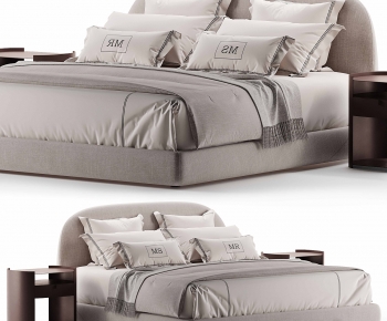 Modern Double Bed-ID:981221911