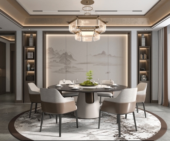 New Chinese Style Dining Room-ID:418550979