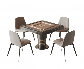 Modern Mahjong Tables And Chairs-ID:711345916