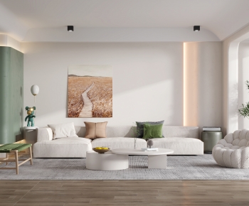 Modern A Living Room-ID:203478106