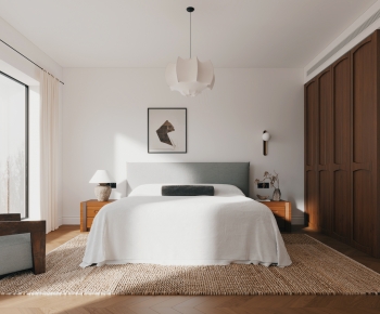 Modern Wabi-sabi Style Bedroom-ID:935431006