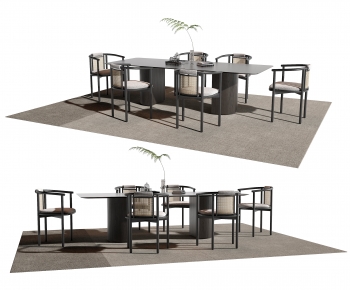 Modern Dining Table And Chairs-ID:916064988