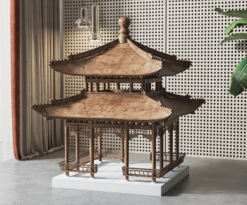 New Chinese Style Building Component-ID:867490057