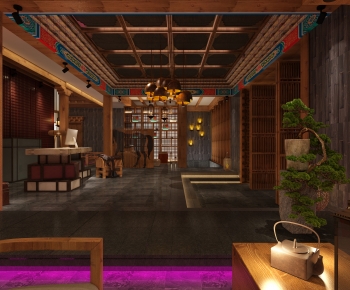 New Chinese Style Lobby Hall-ID:683062088