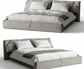 Modern Double Bed-ID:379570014
