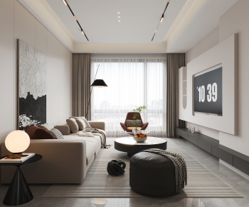 Modern A Living Room-ID:403189798