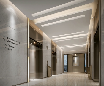 Modern Corridor/elevator Hall-ID:987756974