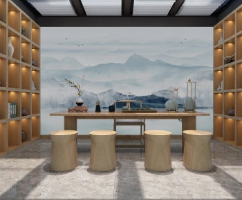 New Chinese Style Tea House-ID:449414977