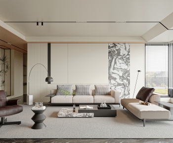 Modern A Living Room-ID:698688036