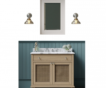 Nordic Style Bathroom Cabinet-ID:389045954