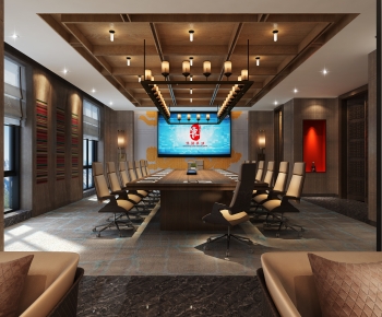 New Chinese Style Meeting Room-ID:224494937