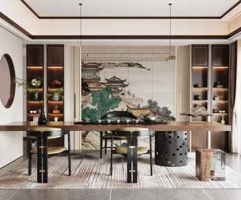 New Chinese Style Tea House-ID:282340056