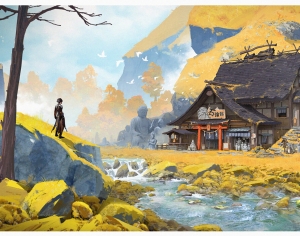 现代风景装饰画-ID:595483064